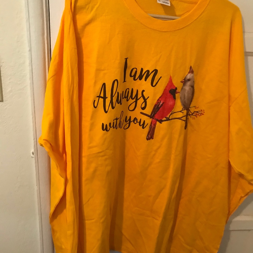 I Am Always With You Yellow T-Shirt. New, 3XL